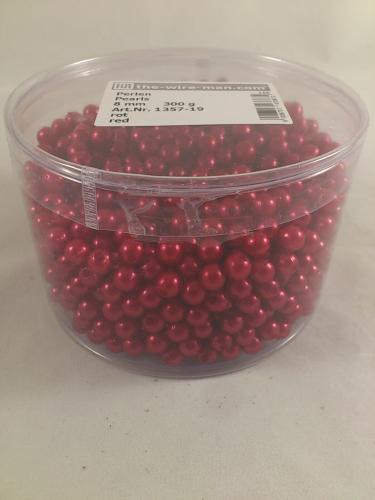Perles rouge 8 mm. 1200 p.
